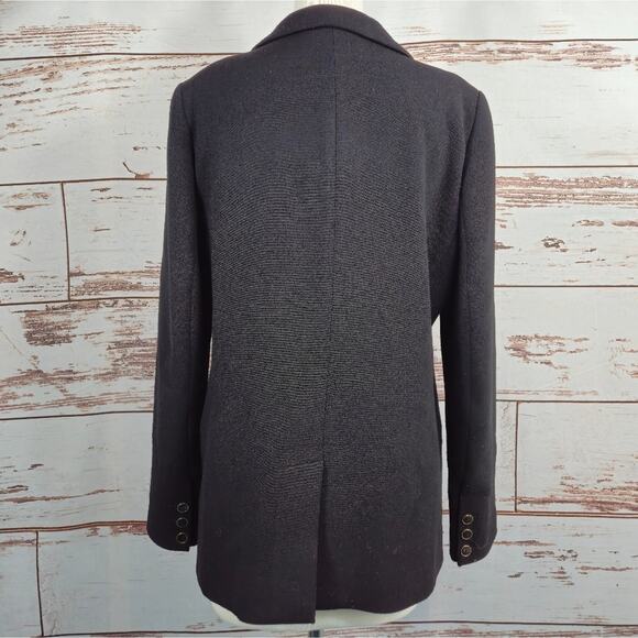 ba&sh Double Breasted Blazer Black Size 3 = Large - Picture 3 of 8